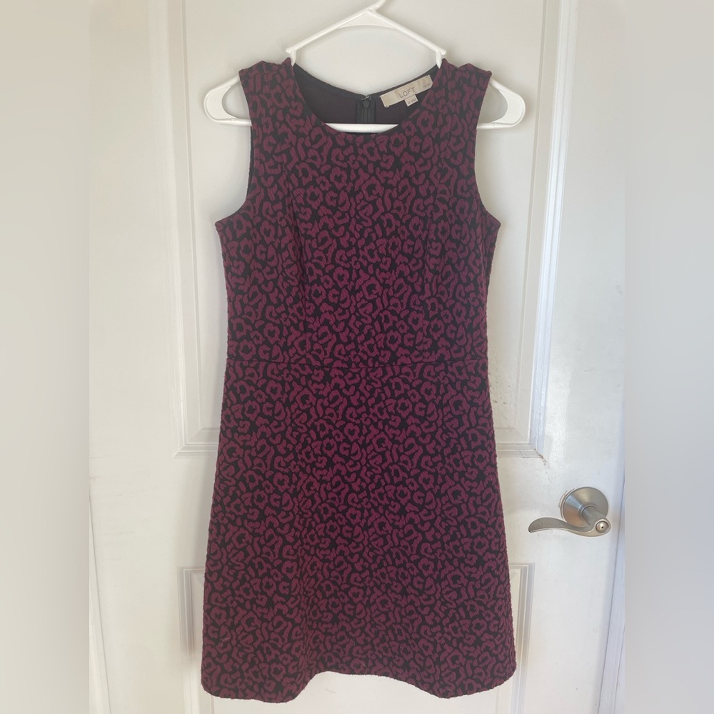 Loft jacquard dress 4p